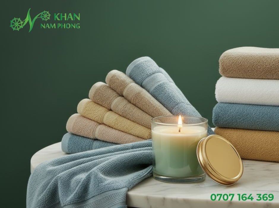 Món quà combo khăn va nếm thơm lan tỏa sự kết nối