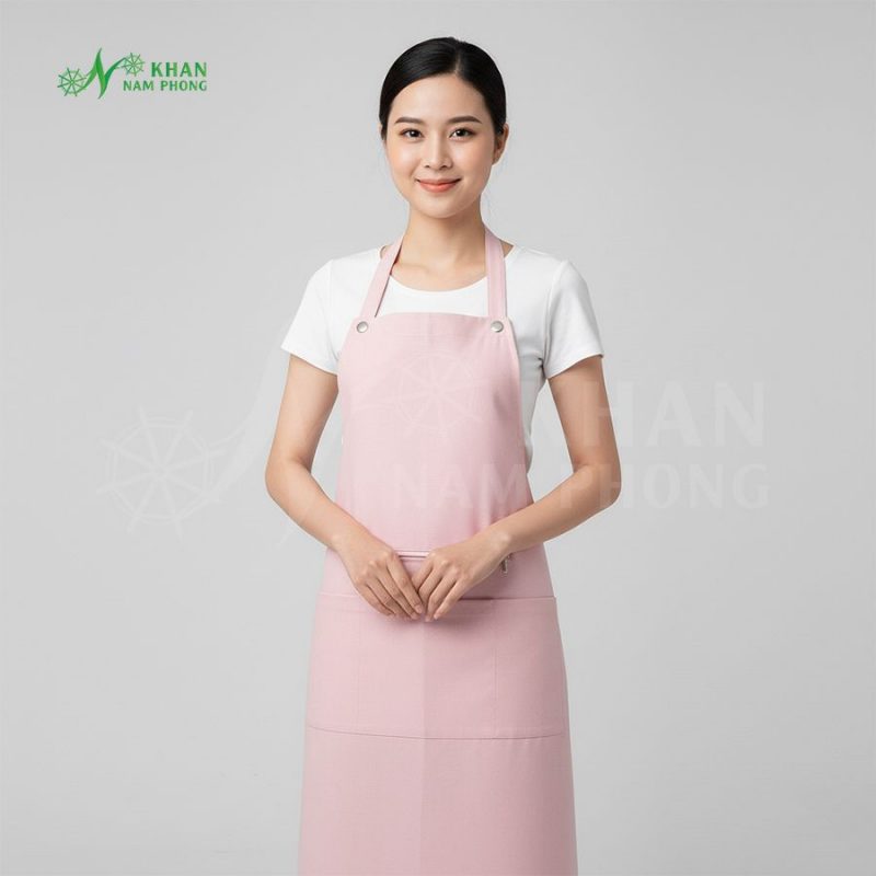 Tạp dề màu hồng
