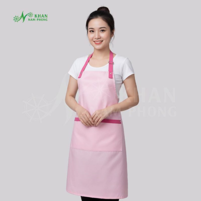 Tạp dề màu hồng