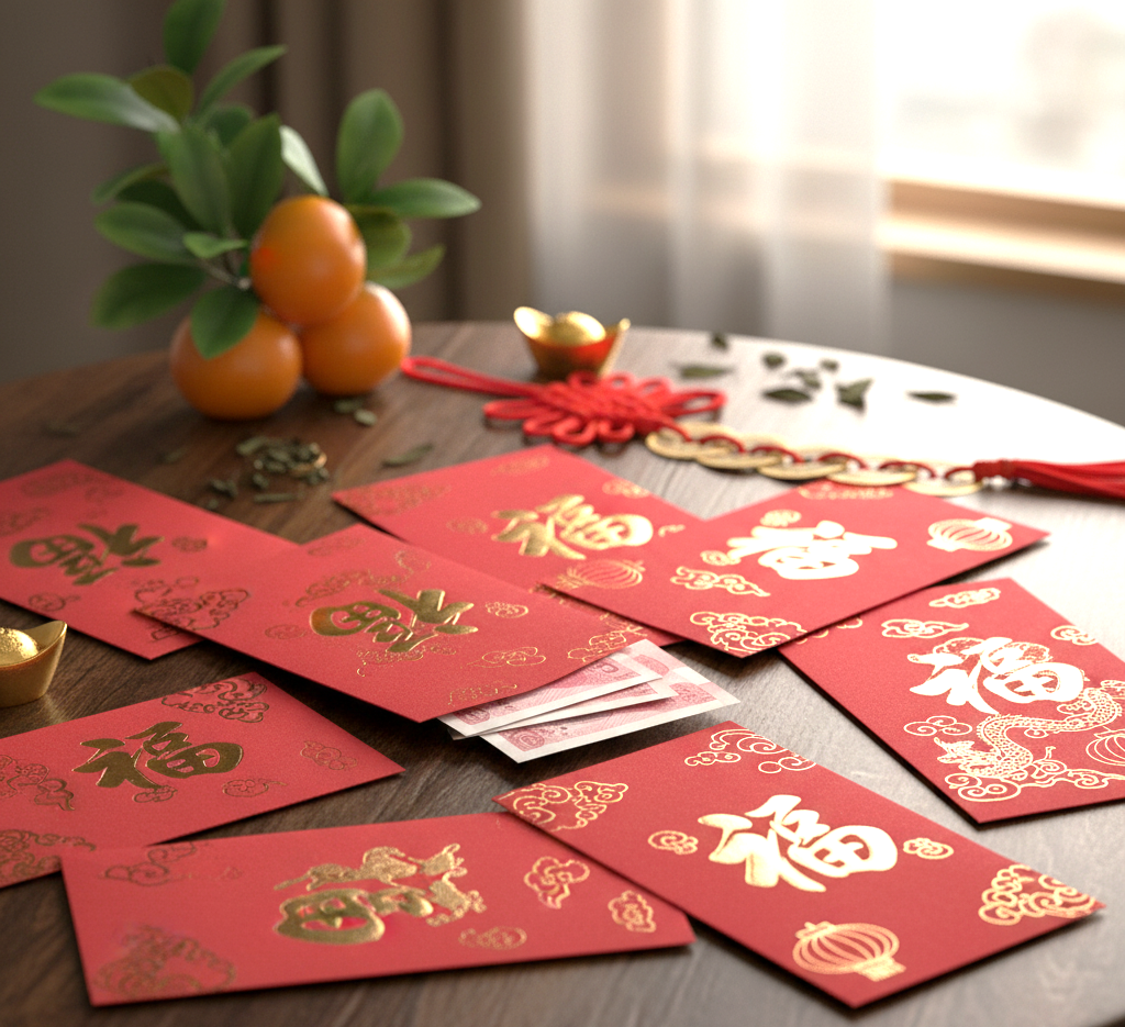 Bao Lì Xì Đỏ (Hóngbāo)