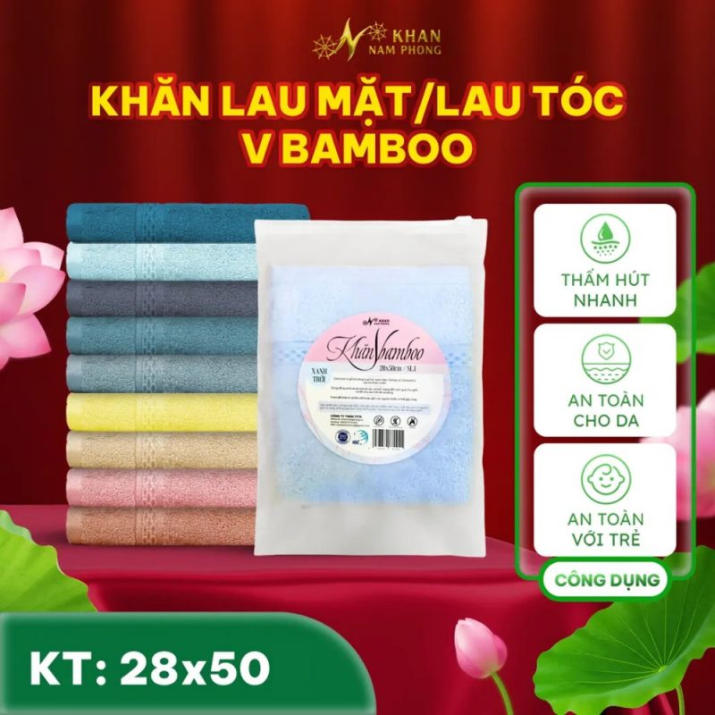 Set Khăn Mặt, Lau Tóc 28x50cm Làm quà Tặng Nhỏ Cho khách Hàng