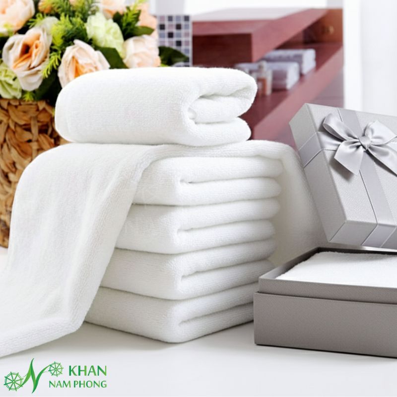 Khăn quà tặng Cotton 100% - Mềm Mại, Thấm Hút Tuyệt Vời