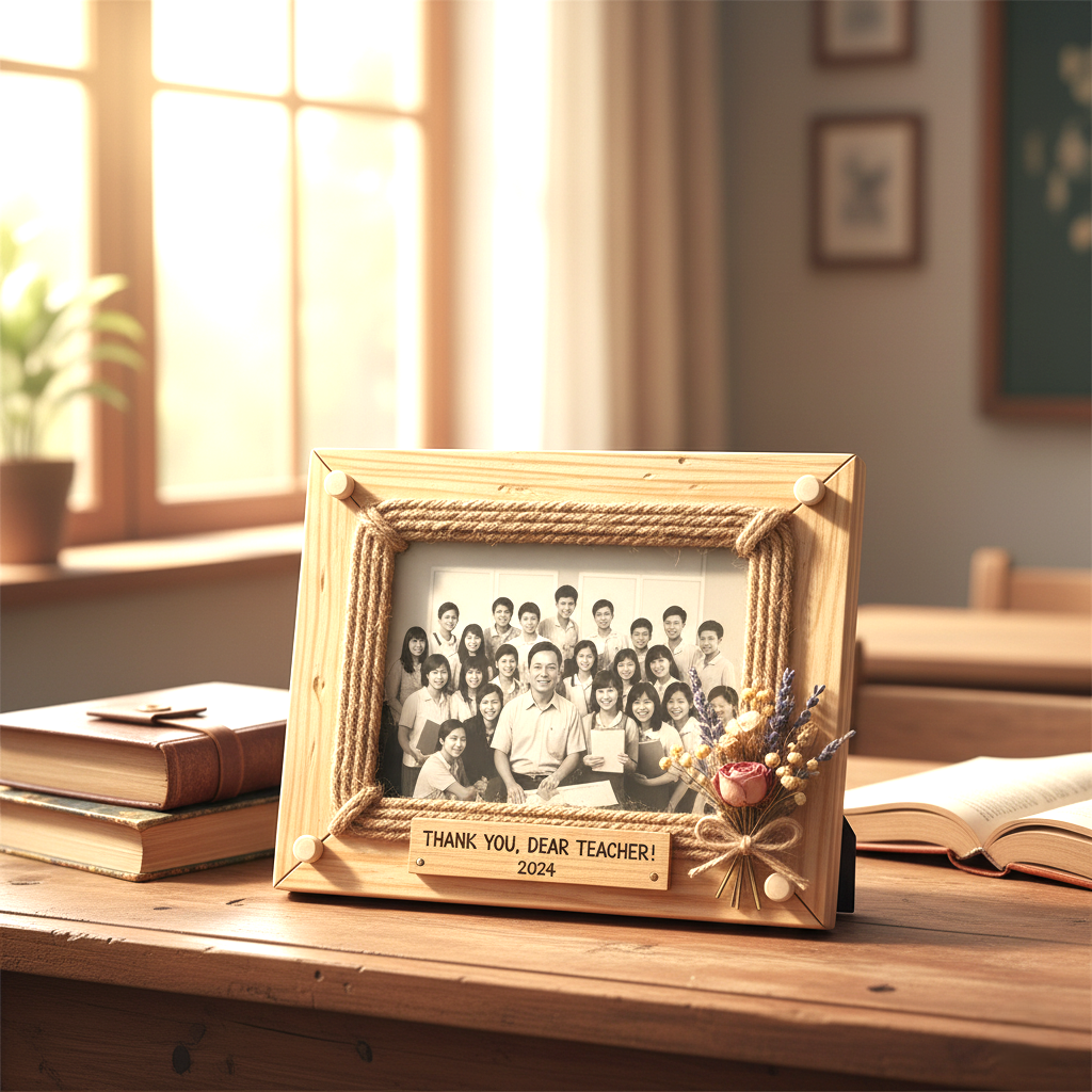 Khung ảnh handmade - Quà handmane 20/11 lưu giữ kỉ niệm