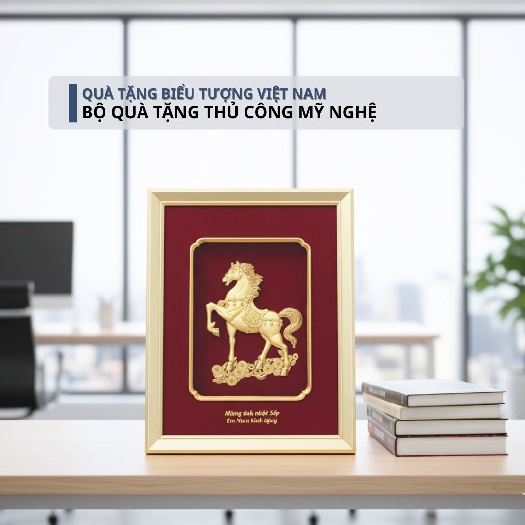 Bộ quà tặng thủ công mỹ nghệ - Quà tặng biểu tượng Việt Nam