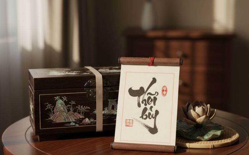 Quà tặng mang tính nghệ thuật cho đêm gala dinner