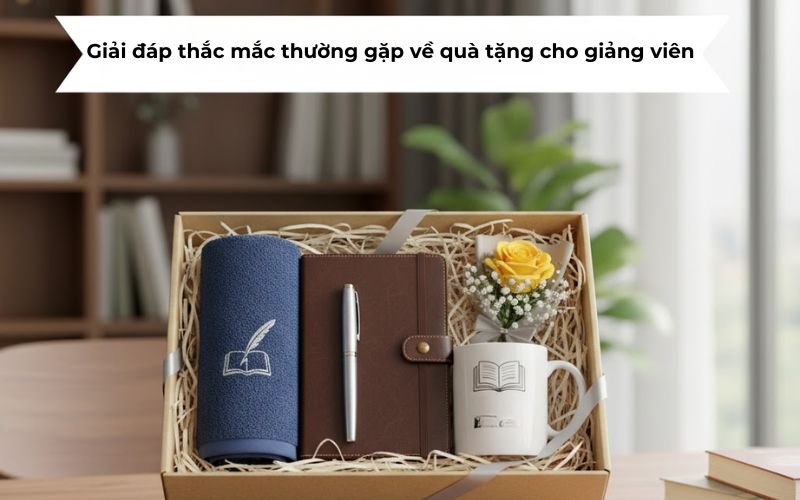 Gợi Ý 10+ Mẫu Quà Tặng Giảng Viên Đại Học Sang Trọng, Ý Nghĩa Giải đáp thắc mắc thường gặp về quà tặng cho giảng viên