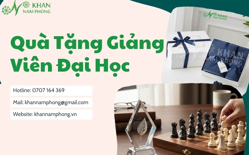 Gợi Ý 10+ Mẫu Quà Tặng Giảng Viên Đại Học Sang Trọng, Ý Nghĩa