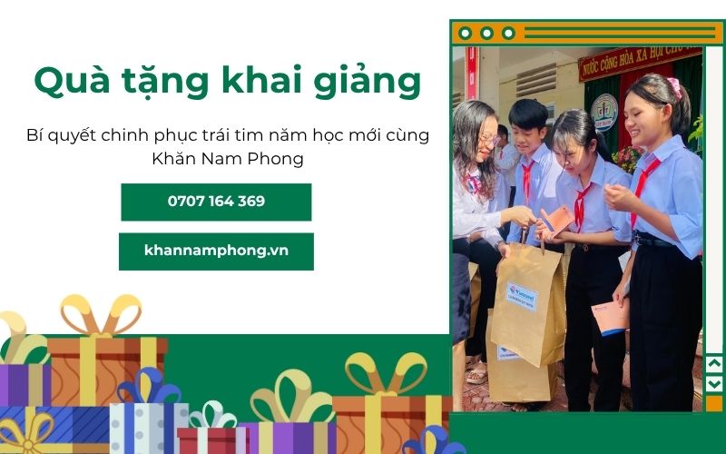 Quà Tặng Khai Giảng Ý Nghĩa Thiết Thực Cho Năm Học Mới