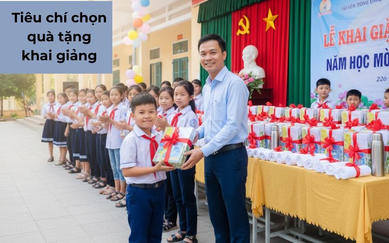 Quà Tặng Khai Giảng Ý Nghĩa Thiết Thực Cho Năm Học Mới Tiêu chí chọn quà tặng khai giảng cho tổ chức – Chất lượng đi đôi với giá trị