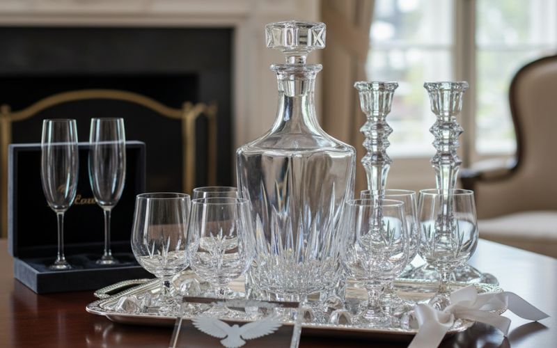 50+ Gợi Ý Quà Tặng Sinh Nhật Công Ty, Kỷ Niệm Thành Lập Bạn Nên Tham Khảo Bộ quà tặng sinh nhật công ty với combo đồ pha lê, thủy tinh sang trọng phù hợp tặng cho đối tác