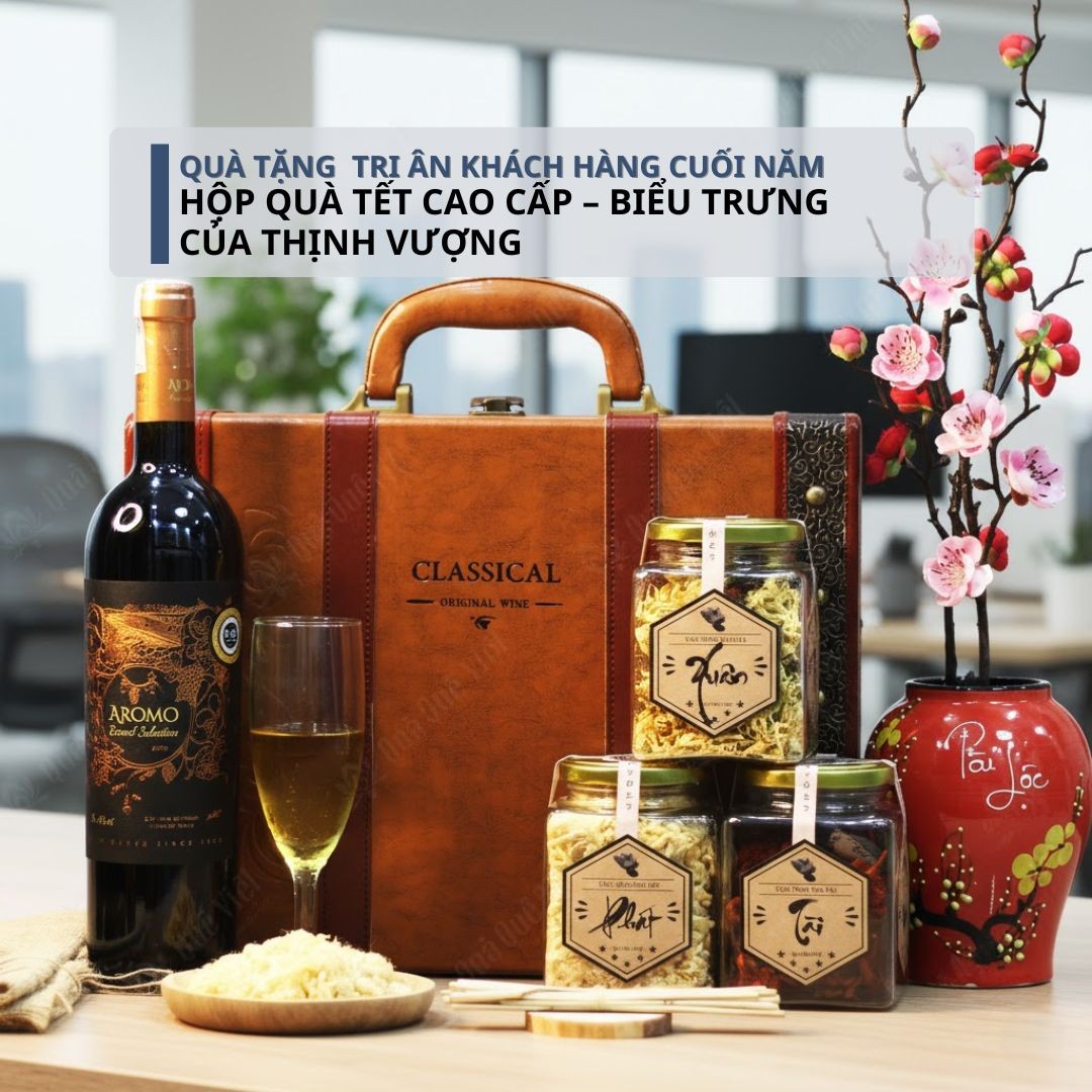 Quà tặng tri ân khách hàng cuối năm - Hộp quà tết