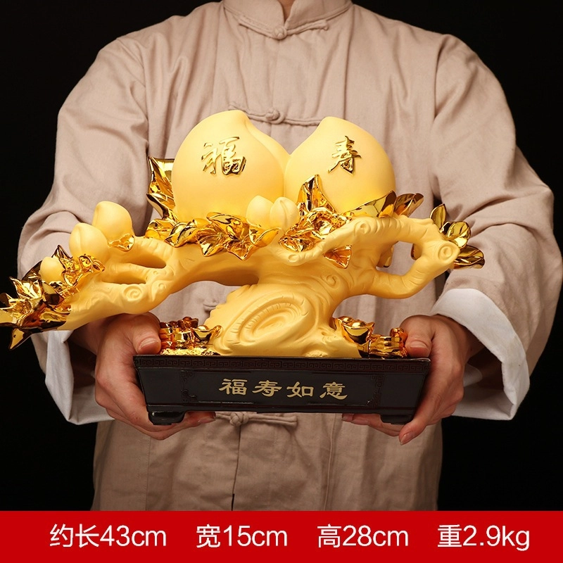 Quà Tặng Biểu Tượng Trường Thọ (Đào, Hạc, Rùa)