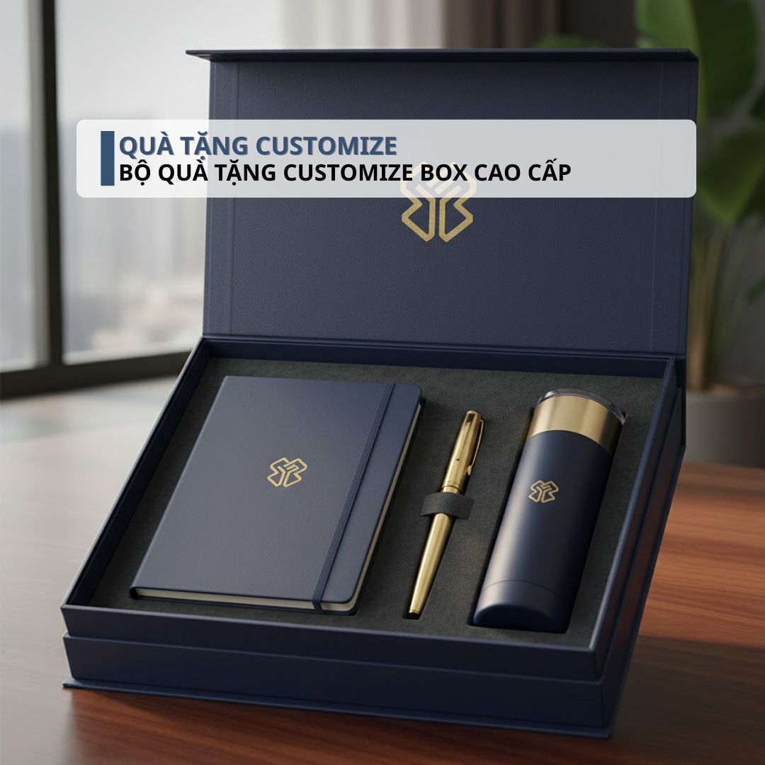 Top 10+ Quà Tặng Customize Theo Yêu Cầu Từng Thương Hiệu Bộ Quà Tặng Customize Box Cao Cấp