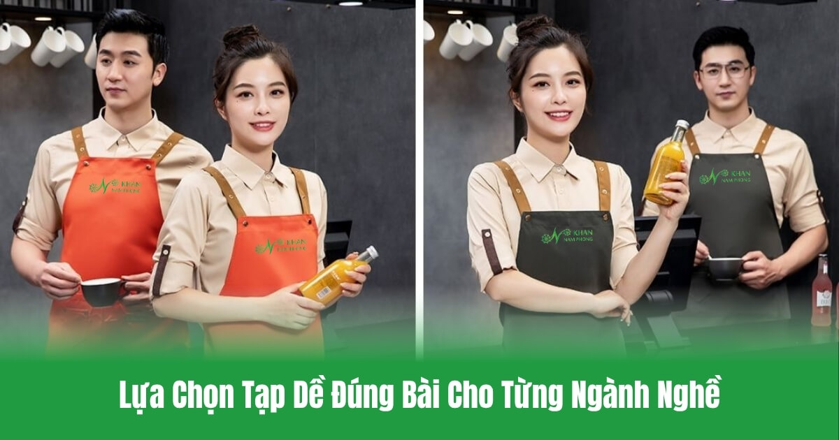 Lựa Chọn Tạp Dề Đúng Bài Cho Từng Ngành Nghề