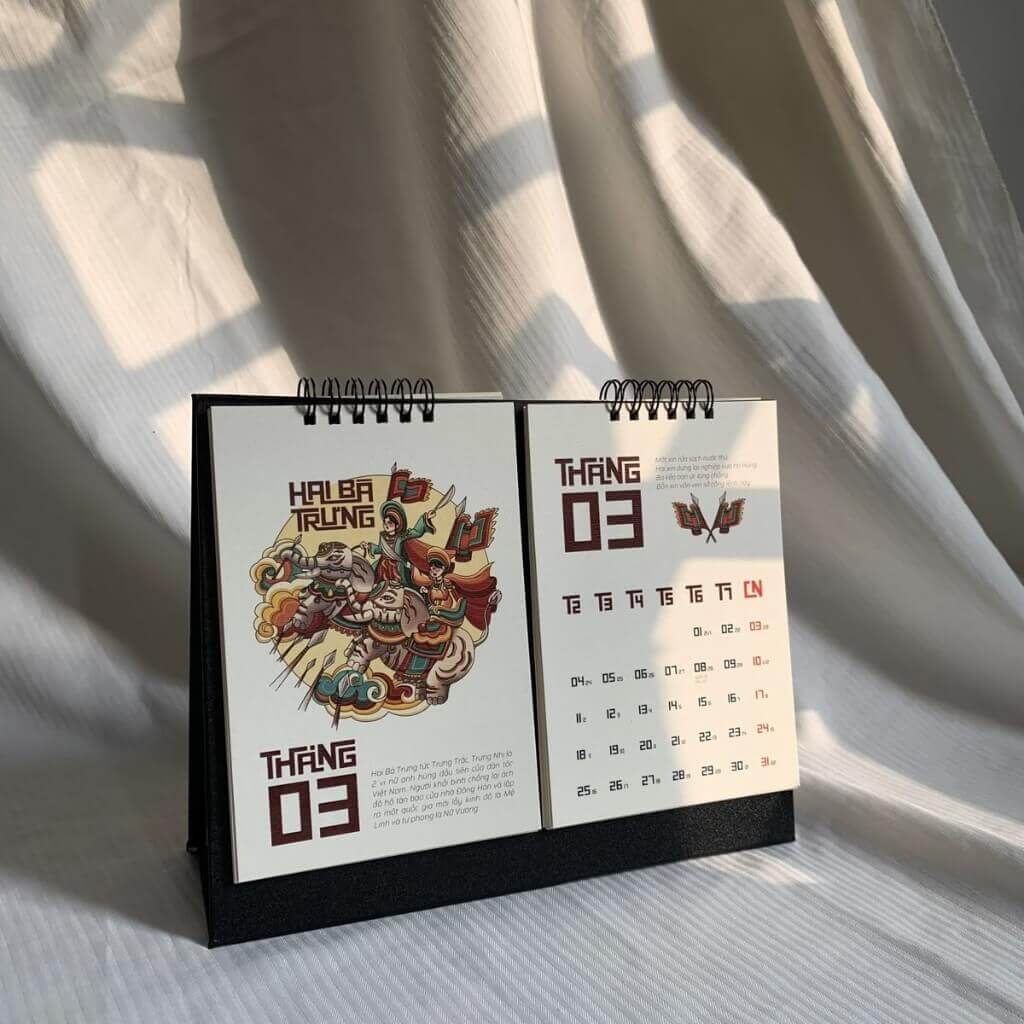 Tặng Quà Gì Cho Khách Hàng Cuối Năm Ý Nghĩa Và Tinh Tế? Lịch để bàn - Quà tặng dịp cuối năm cho khách hàng thân thiết