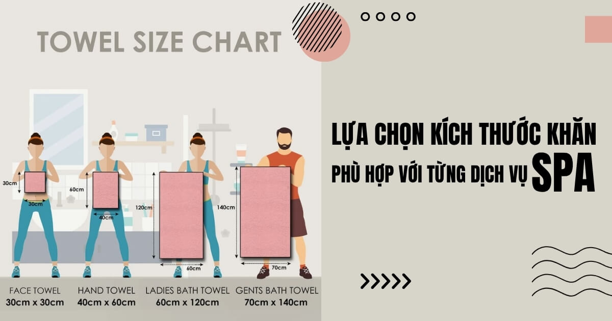 Bí Quyết Chọn Kích Thước Khăn Spa Chuẩn Chuyên Nghiệp Lựa Chọn Kích Thước Khăn Spa Phù Hợp Từng Dịch Vụ Tối Ưu Trải Nghiệm