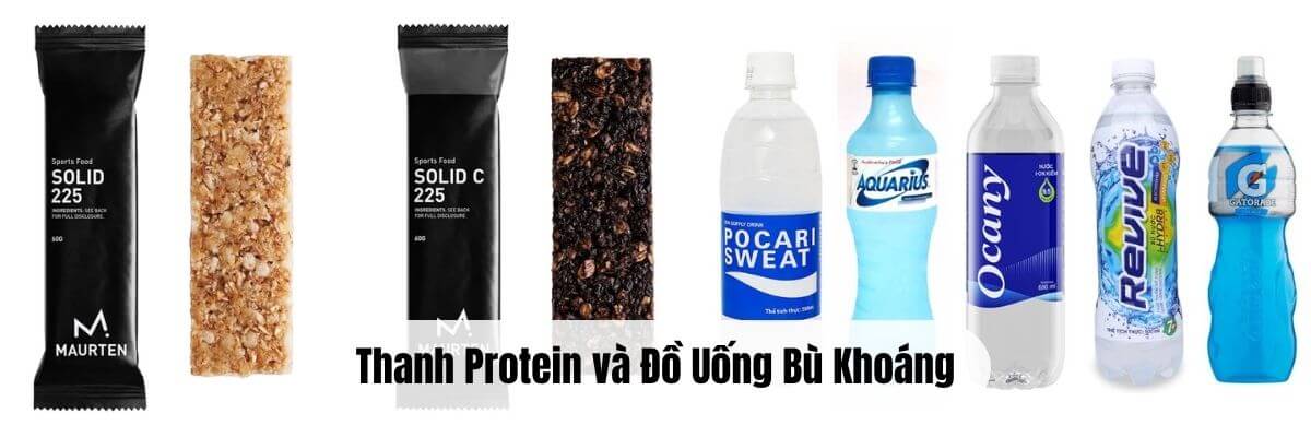 Quà Tặng Cho Người Chạy Bộ Gợi Ý Độc Đáo Và Thiết Thực Nhất Thanh Protein và Đồ Uống Bù Khoáng