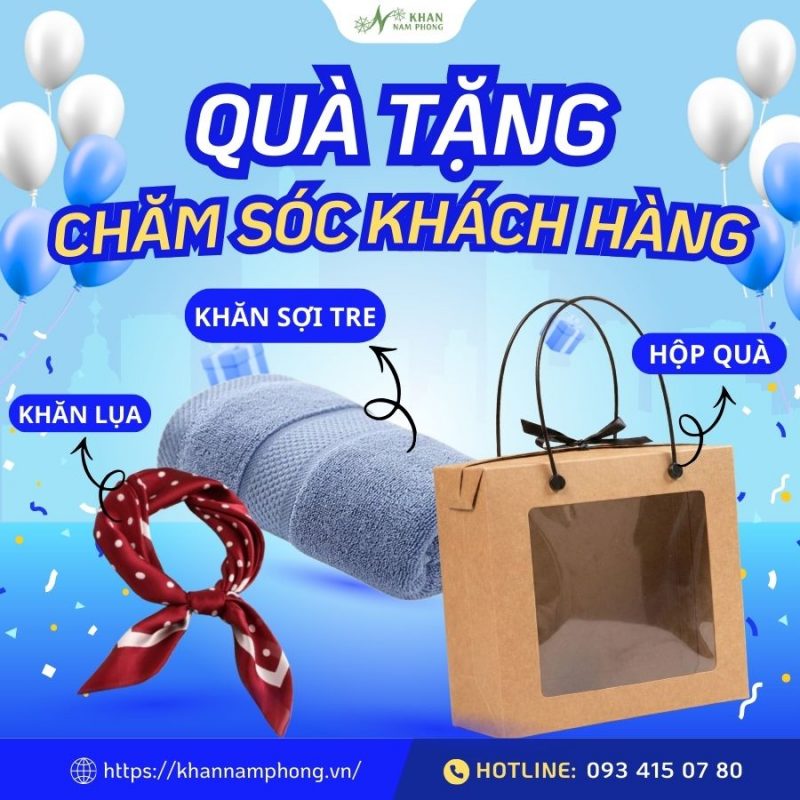 Khăn combo quà tặng chăm sóc khách hàng