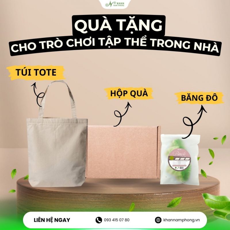 Set combo quà tặng cho trò chơi tập thể trong nhà