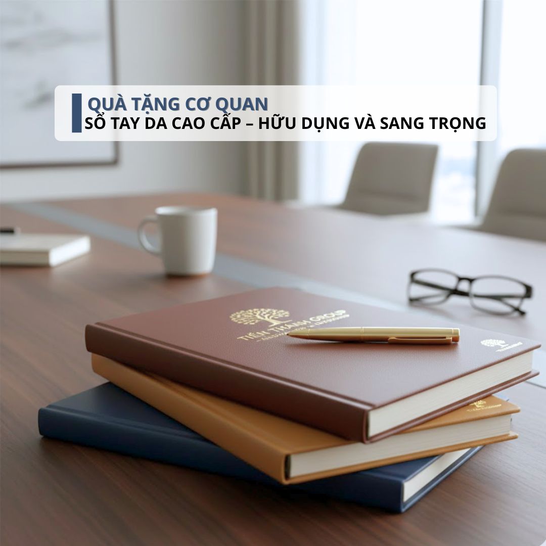 Gợi Ý 10+ Quà Tặng Cơ Quan Ý Nghĩa Và Sang Trọng Nhất Hiện Nay Sổ tay da cao cấp – Hữu dụng và sang trọng