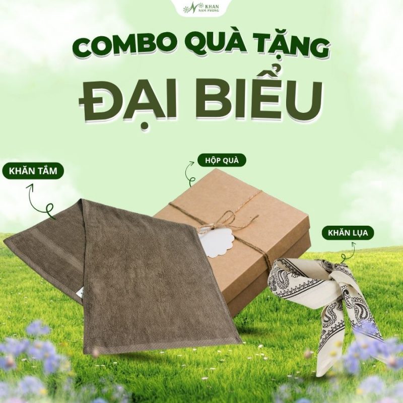 Khăn combo quà tặng đại biểu
