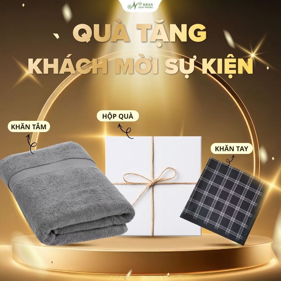 Khăn combo quà tặng khách mời sự kiện Khăn combo quà tặng khách mời sự kiện