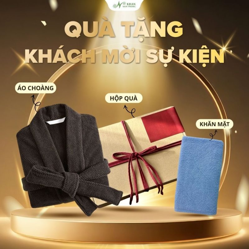 Khăn combo quà tặng khách mời sự kiện