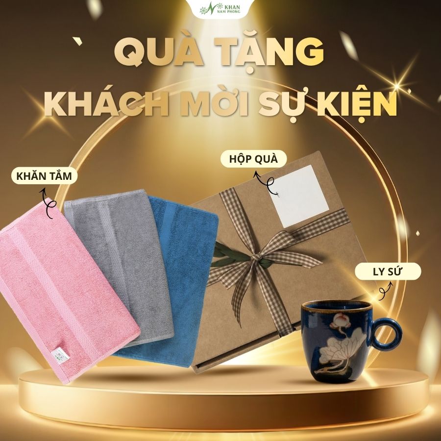 Khăn combo quà tặng khách mời sự kiện Khăn combo quà tặng khách mời sự kiện