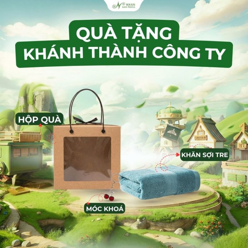Set combo quà tặng khánh thành công ty