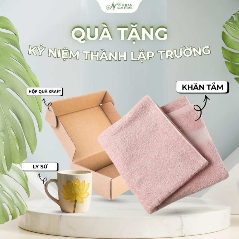 Set quà tặng kỷ niệm thành lập trường