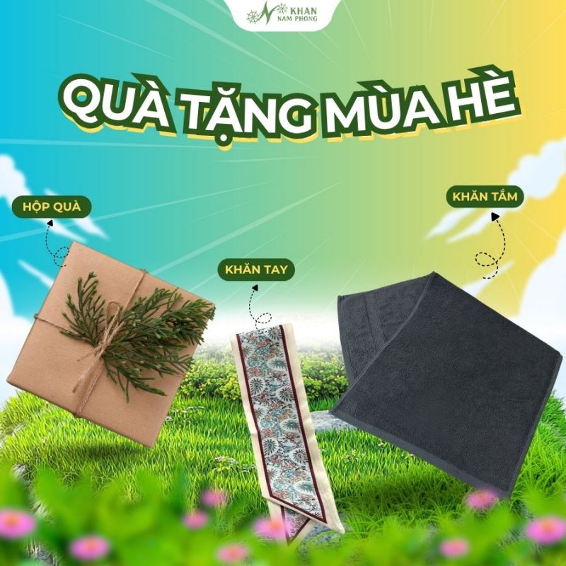 Khăn quà tặng mùa hè