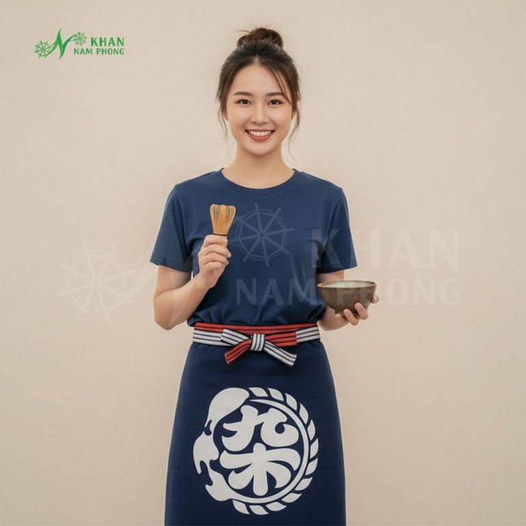 Tạp dề nửa thân kiểu Nhật