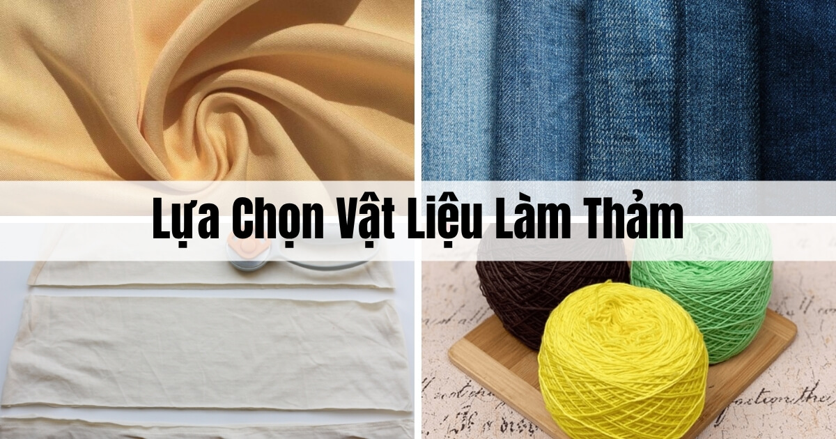 Tự Làm Thảm Chùi ChânTừ Vải Vụn Thành Kiệt Tác Độc Đáo Lựa Chọn Vật Liệu Làm Thảm