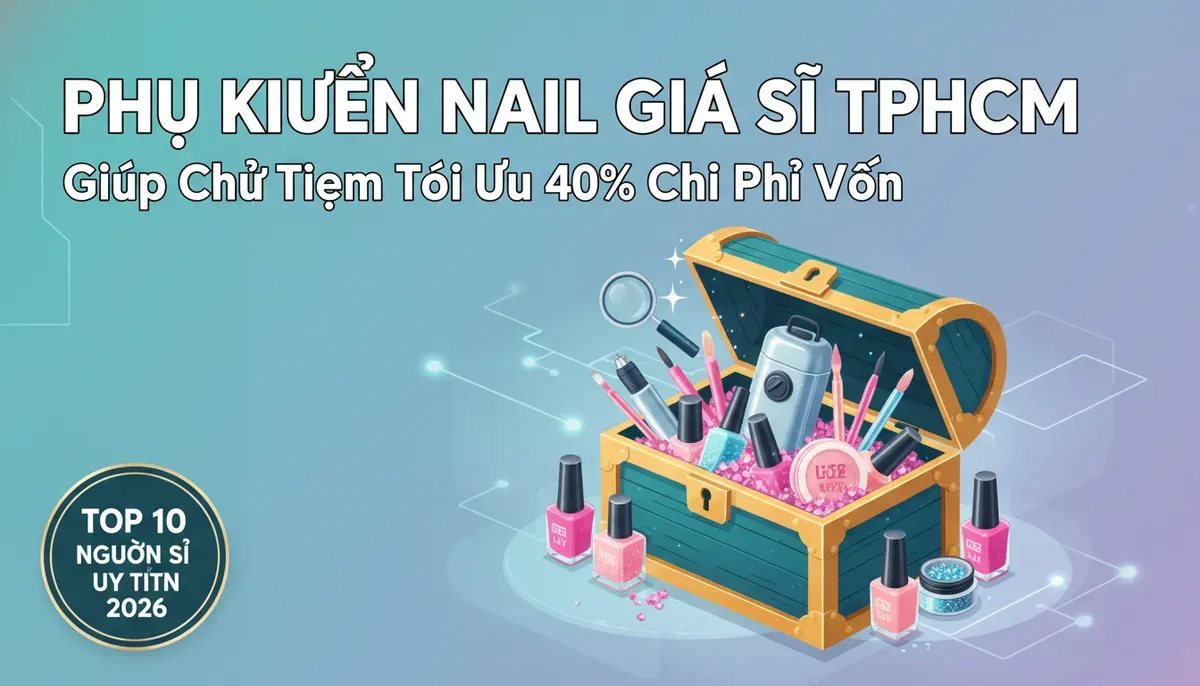 Mua Phụ Kiện Nail Sỉ Ở TPHCM – Kiểm Gì Trước Khi Xuống Tiền