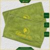 Khăn Nail Spa Màu Xanh Lá Microfiber Thêu Logo Labelle Spa