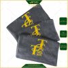 Khăn Làm Nail Thêu Logo T&T Màu Xám Lông Chuột