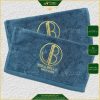 Khăn Nail Làm Chân, Tay 34x34, 40x75cm Cotton Màu Xanh Vintage Vera Belle Nail & Spa