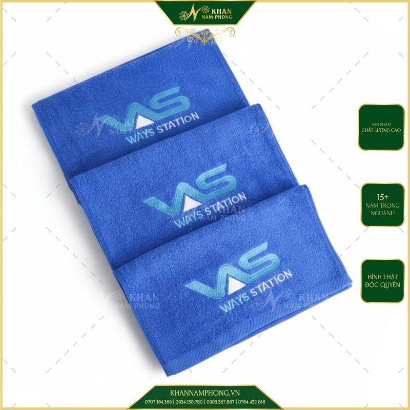 Khăn Tập Gym Cao Cấp Thêu Logo 34*80 CM
