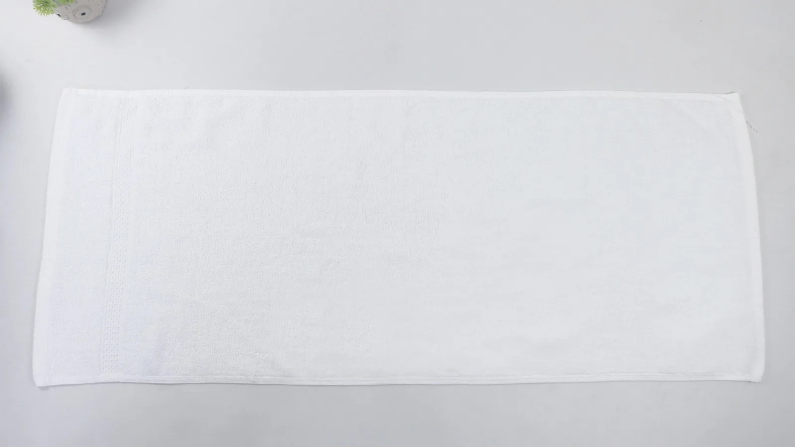Khăn cotton trắng cho khách sạn dệt tại nhà máy Nam Phong, xem mẫu Bình Tân