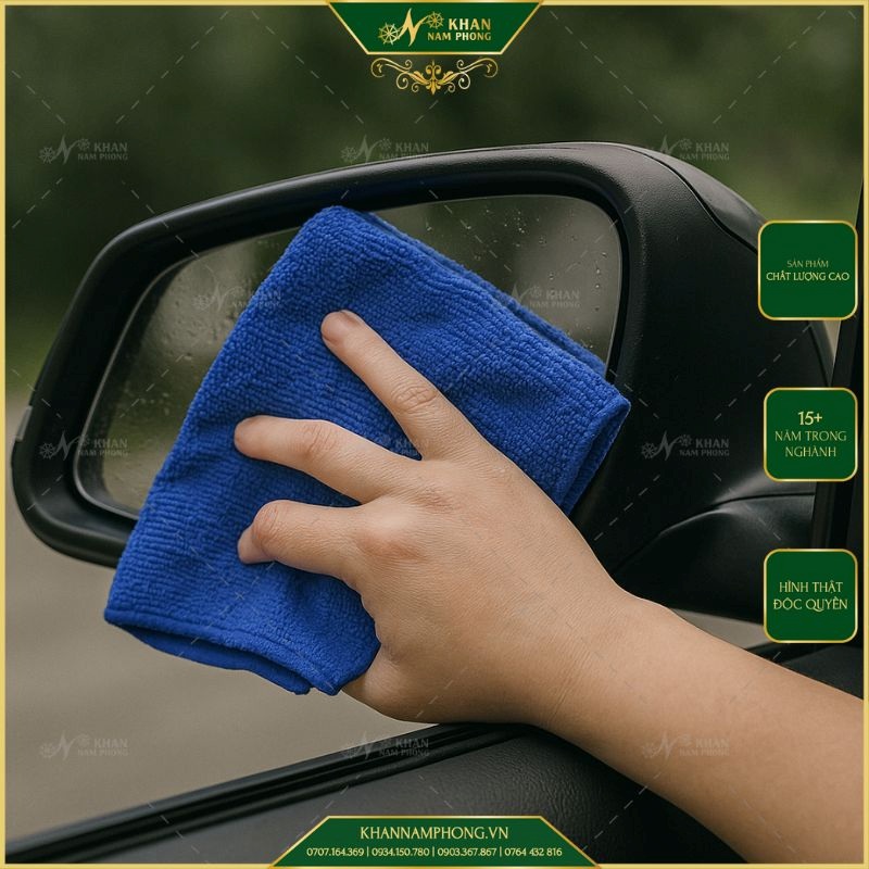 Khăn Lau Kính, Gương Chuyên Dụng (Microfiber)