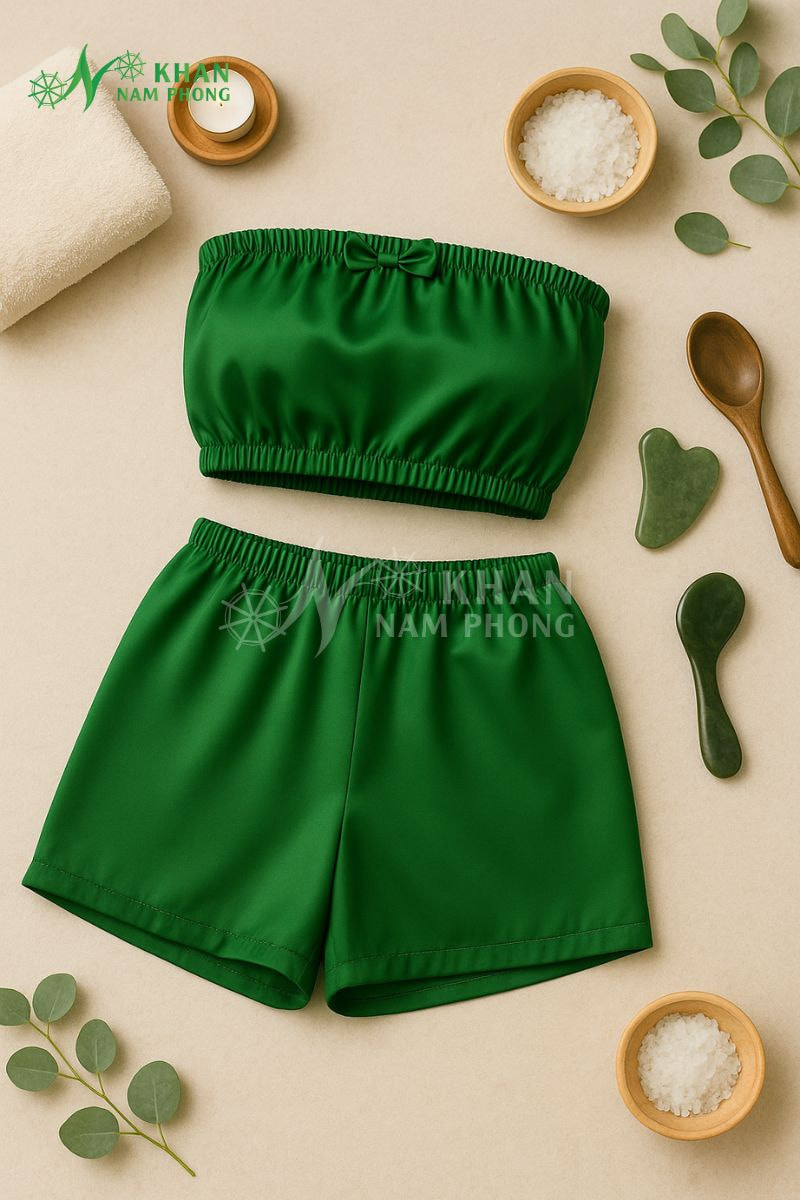 Quần Áo Spa Cho Khách (Bộ Giảm Béo) Chuyên Dụng