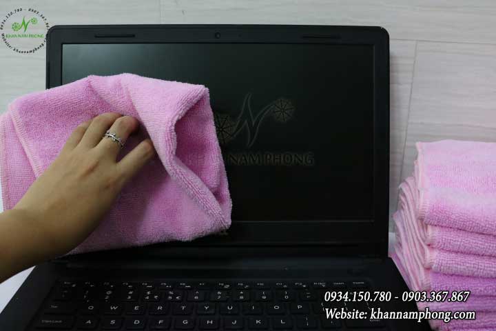 Khăn Lau Chuyên Dụng Màu Hồng Microfiber Khăn Lau Chuyên Dụng Ô Tô, Xe Máy Màu Hồng Microfiber