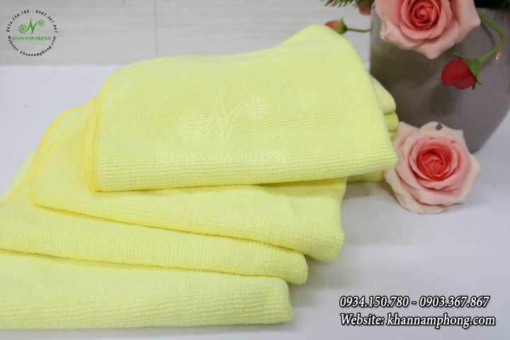 Khăn Lau Ô Tô, Xe Máy Chuyên Dụng Màu Vàng Microfiber Khăn Lau Ô Tô, Xe Máy Chuyên Dụng Màu Vàng Microfiber