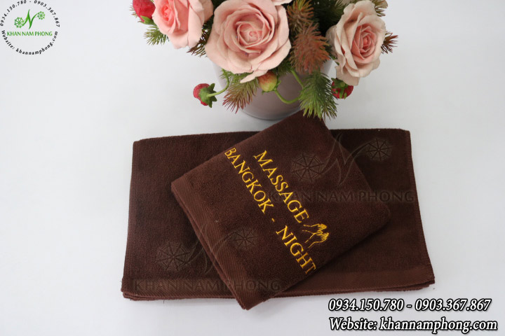 Khăn Tắm Quấn Body, Quấn Người Spa 100% Cotton Cao Cấp Thêu Logo Màu Nâu Khăn Tắm Quấn Body, Quấn Người Spa 100% Cotton Cao Cấp Thêu Logo Màu Nâu