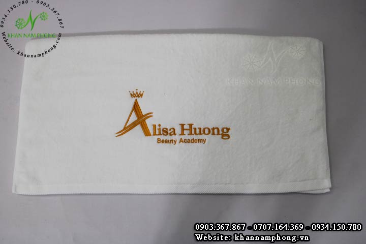 Khantamcottontrang.khannamphong Mẫu khăn body Alisa Hương (Cotton Trắng)
