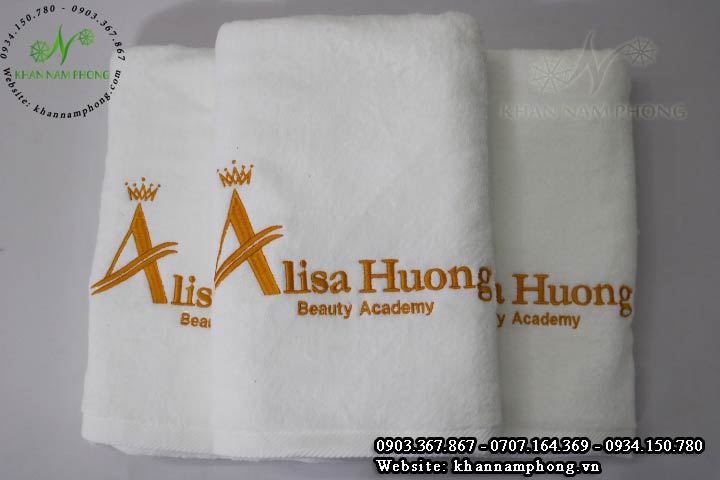 Khantamcottontrang.khannamphong Mẫu khăn body Alisa Hương (Cotton Trắng)