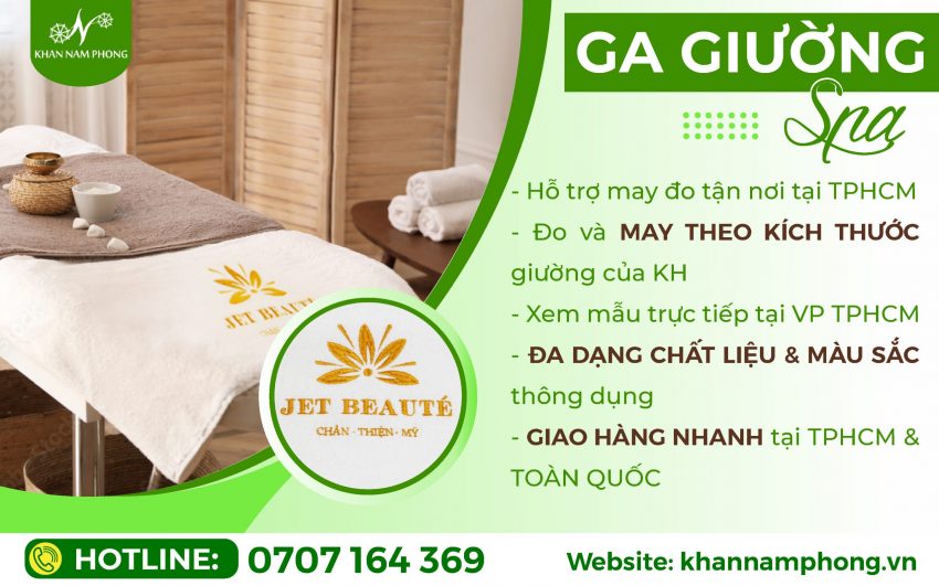 Ga Trải Giường Spa Nối Mi Đẹp - Dùng Phun Xăm, Massage Đa Chức Năng Ga Trải Giường Spa Nối Mi Đẹp - Dùng Phun Xăm, Massage Đa Chức Năng