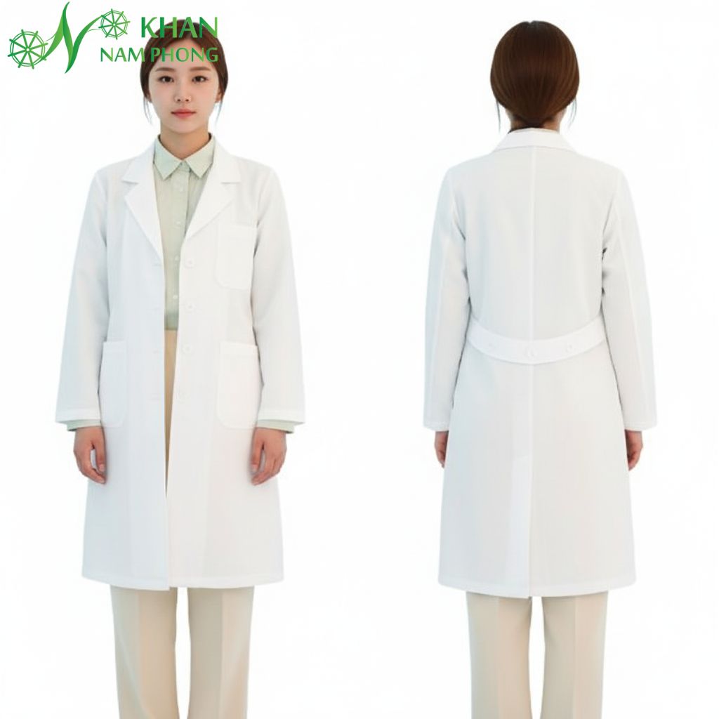 Áo Blouse Cổ Tim (Cổ V) Nam/ Nữ Cao Cấp Màu Trắng – Đồng Phục Spa, Clinic, Tmv, Bệnh Viện Áo Blouse Cổ Tim (Cổ V) Nam/ Nữ Cao Cấp Màu Trắng – Đồng Phục Spa, Clinic, TMV, Bệnh Viện