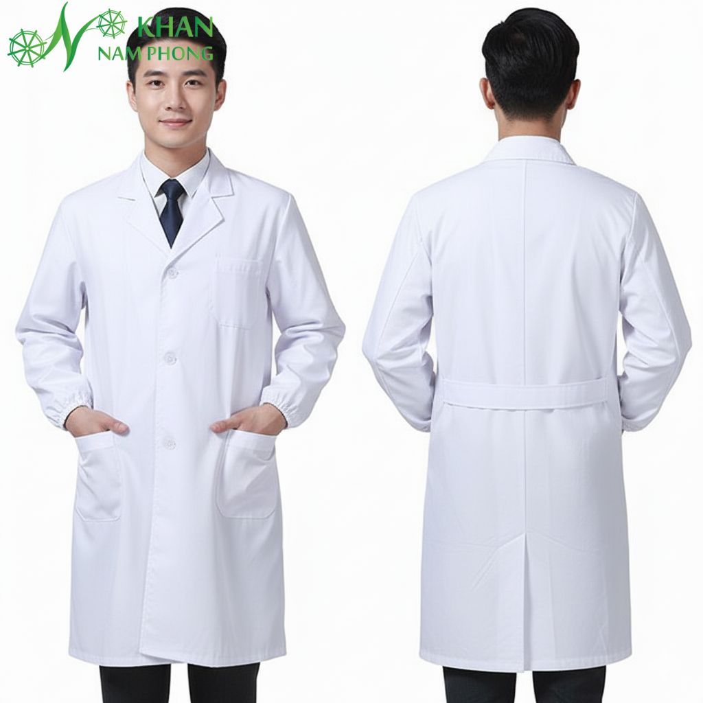 Áo Blouse Cổ Tim (Cổ V) Nam/ Nữ Cao Cấp Màu Trắng – Đồng Phục Spa, Clinic, Tmv, Bệnh Viện Áo Blouse Cổ Tim (Cổ V) Nam/ Nữ Cao Cấp Màu Trắng – Đồng Phục Spa, Clinic, TMV, Bệnh Viện