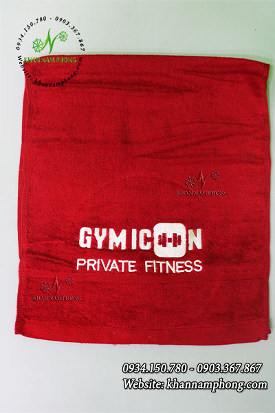 Khăn Thể Thao Tập Gym 100% Cotton Màu Đỏ 34X80Cm Thêu Logo Gym Icon Private Fitness - Nâng Tầm Thương Hiệu Với Dịch Vụ Thêu Logo Sắc Nét Từ 50 Cái Khăn Thể Thao Tập Gym 100% Cotton Màu Đỏ 34x80cm Thêu Logo Gym Icon Private Fitness - Nâng tầm thương hiệu với dịch vụ thêu logo sắc nét từ 50 cái